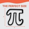 Pi Cookie Cutter with Easy to Push Design (4 inch)