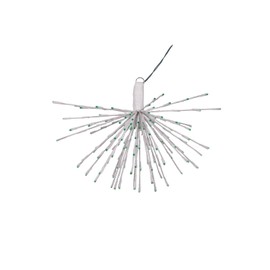 Vickerman 160Lt x 24" White Starburst Green 5mm LED Lights.