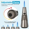 Refillable Butane Torch Lighter with Adjustable Flame – 2500°F Culinary