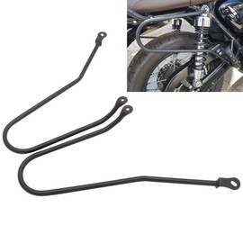 Motaux Saddlebag Support Bars Mount Guard Bracket for Triumph Bonneville T100 T120 2016-2023, Matte Black