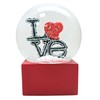 Snow Globe Love with Heart | Lettering Love on Base