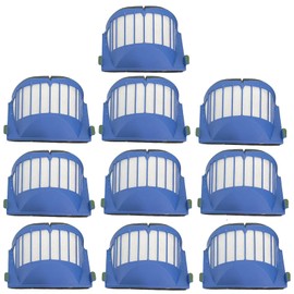 (10 Packs) Vacuum Cleaner Replacement Aero Vac Filters Kit - Fits for iRobot Roomba 500 Series 536 550 551 600 Series 614 620 630 645 650 655 660 665 671 675 680 685 690 692 695 Vacuum Cleaner