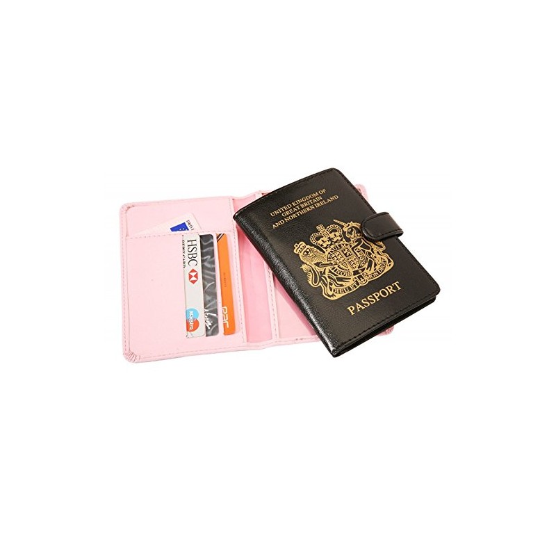iN Passport Protector Wallet Organiser Cover Case (Pink)