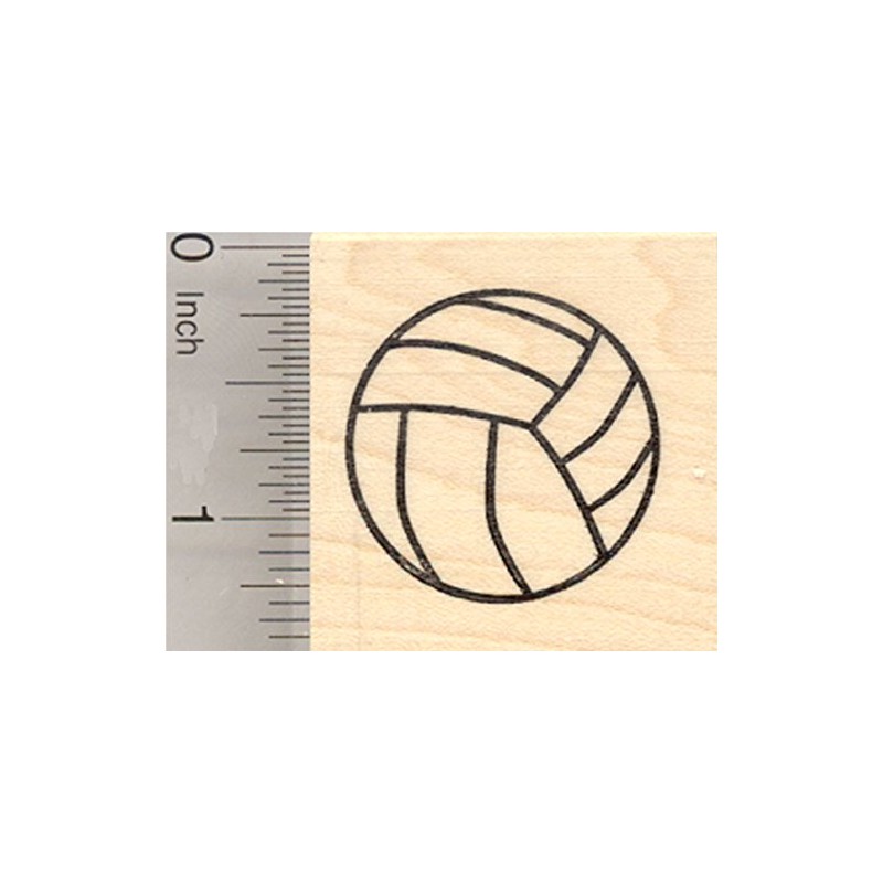 Volleyball Rubber Stamp, Sport
