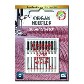 Organ 75-90 Sewing Machine Needles Super Stretch Mix Pack of 10