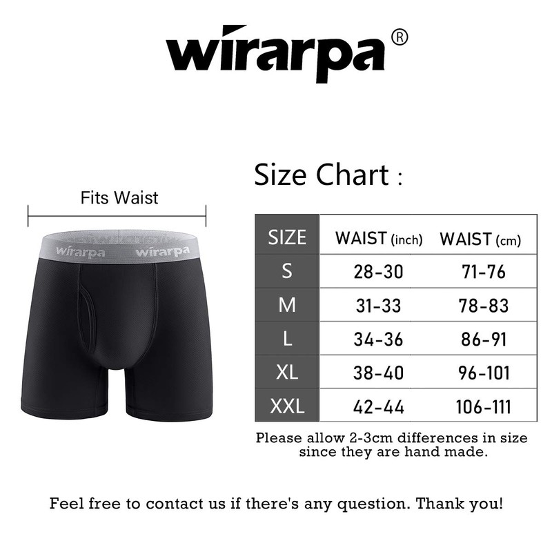 wirarpa Men's Mesh Breathable Boxer Briefs Cool Breeze Men's Underwear