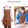 aolaso Canvas Tools Apron, Work Aprons Engineers Carpenter Painting Apron