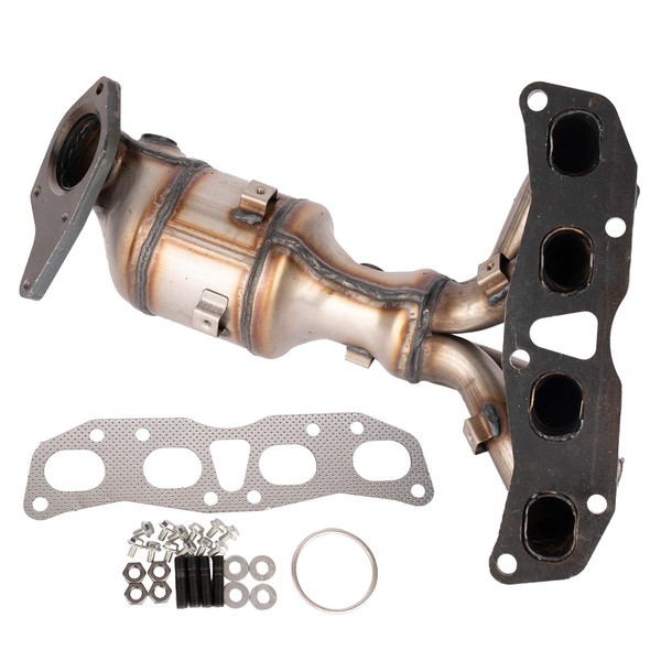Yeoflagtrade High Flow Front Catalytic Converter Kit Compatible with Nissan
