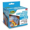 IdeaWorks Instant Holders-Curtain Rod Brackets No Drilling-Perfect for Hanging on