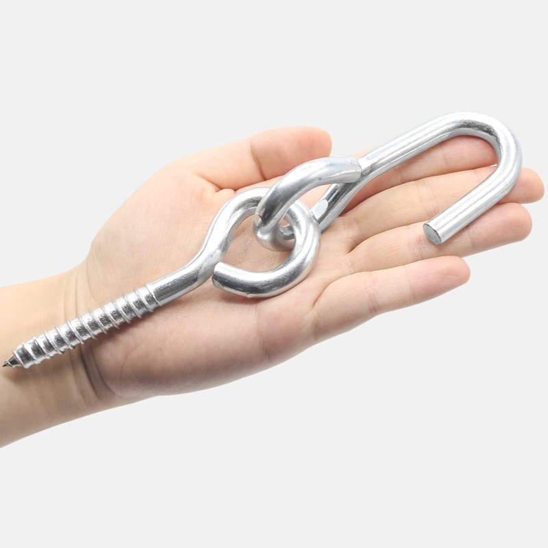 Bathonly 2 Packs Heavy Duty Hooks for Hanging, Hammock Hooks,