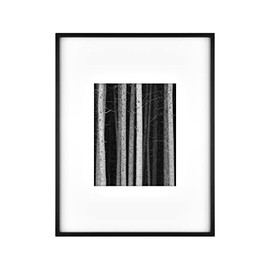 MCS Master & Co. Foundry - Marco de Fotos de Metal Mate de 14 x 18 Pulgadas con visualización de Fotos de 8 x 10 Pulgadas, Marco Vertical y Horizontal Negro para Colgar en la Pared para Fotos y Obras