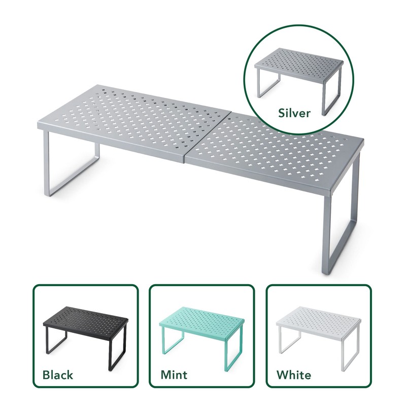 Nifty Expandable Shelf Rack Adjustable- Silver