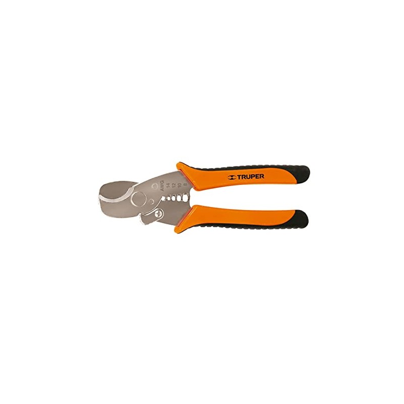 Truper PE-CA-7X, Pinza pelacables y corta cables 7", profesional