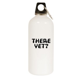 Molandra Products There Yet? - 20oz Stainless Steel White Water Bottle with Carabiner, White