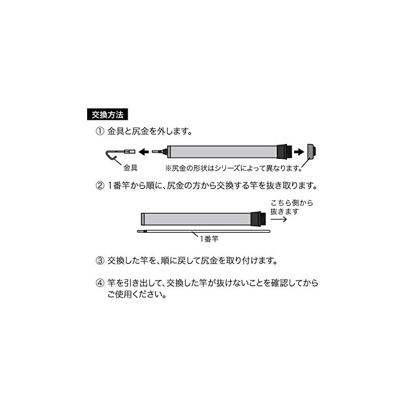 Densan DVF-78-3P Silver Fisher No. 3 Rod