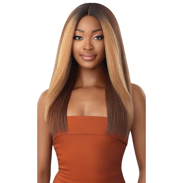 Outre Soft & Natural Synthetic Lace Front Wig - NEESHA 207 (DRFFSUNBRN)