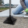 Walensee Steel Tamper with 48 inch Handle 8"x8" Garden Tamper