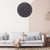 ACCSHINE Wooden 30cm Silent Wall Clocks for Home Decor Living