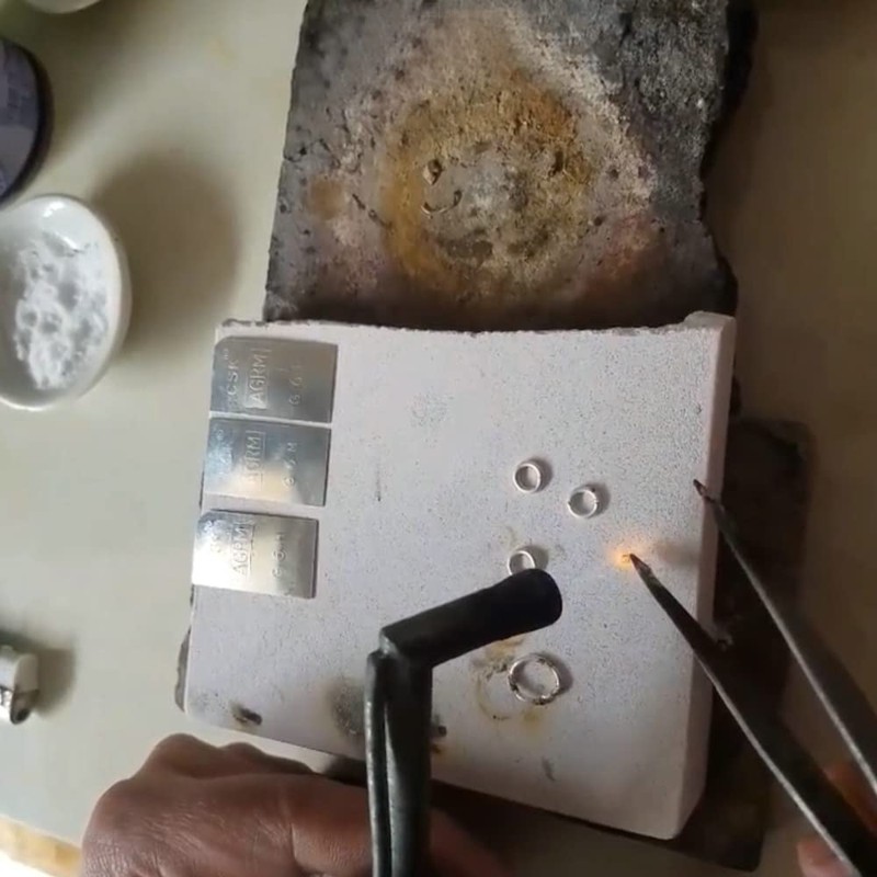 High Temperature Refractory Bricks Heat Insulation Welding Plate Gold Silver