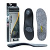 Powerstep Mens-Adult ErgoShield ESD Insoles, Grey, Men's 10-10.5 / Women's