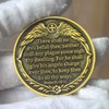 Guardian Angel Coin - Archangel Michael with Psalm 91:10-11 -