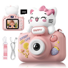 Kids Camera for 3-6 Years Old Toddlers Childrens Boys Girls Selfie Camera 48 MP HD 1080P Dual Digital Toy Camera for Kids Christmas Birthday Gifts
