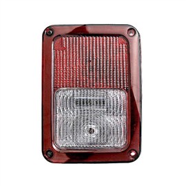 Car Brake Lights For Jeep For Wrangler JK 2007-2017 Clear/Red 12V Rear Light (US Plug) Rear Light for Left or Right Side of Car (Rear Right)