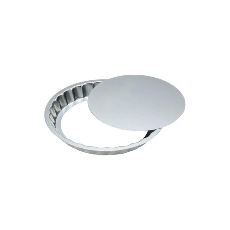 Tiger Crown 919 Tart Pan, Silver, 7.9 x 0.9 inches