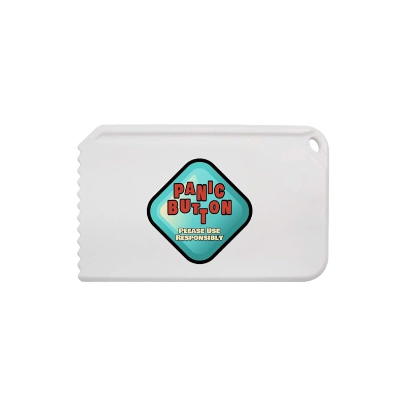 Azeeda 'Panic Button' Plastic Ice Scraper (IC00046319)