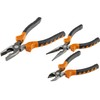 Zangen-Set ''ProGrip'', 3-teilig, Kombi/Spitzzange, Seitenschneider