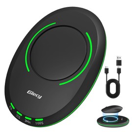 Giecy Ultra Slim Mouse Mover, Mouse Jiggler with Adjustable Interval Timer, Undetectable & Breathing Light, Simulates Realistic Mouse Movement for Keeping Computer Laptop Active