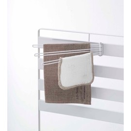 Anesty HO2184 hack Pitatto Magnetic Dish Towel & Glove Hanger, White