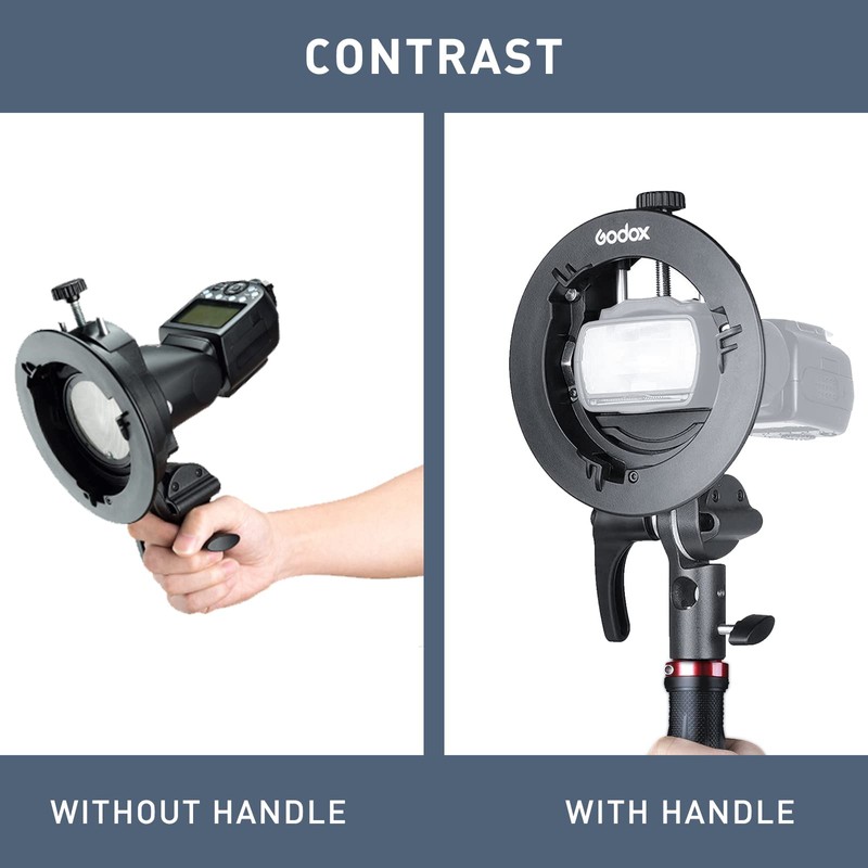 Godox S2 S-Type Speedlite Bracket Bowens Mount with 1/4 Screw