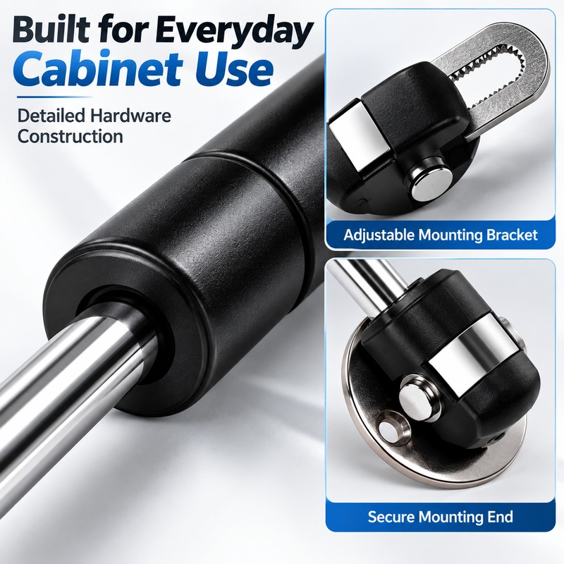2PCS Gas Spring Lift Supports for Cabinet Lids – Hydraulic