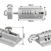 Gate Latch with Combination Lock, [Weatherproof] Spopal 120 mm 4-Digit