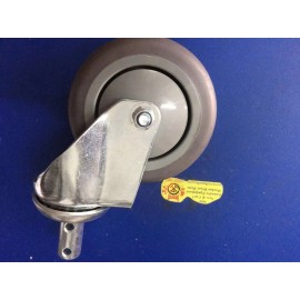 LAUNDRY CART  C87 CASTER, 4", ROUND POST LAUNDRY CART WHEEL FOR CARTS
