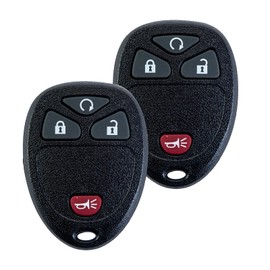 USAKeys Replacement Car Key Fob for Silverado Avalanche Equinox Express Traverse Yukon Sierra 1500 2500 3500 HD Acadia Savana Enclave 2007/08/09/2010/11/12/13 with FCC ID: OUC60270/15913421 (Pair)