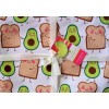 Isaac Mizrahi Avacado Toast Placemats Place Mats Indoor/Outdoor Easy Care