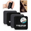 PULLUP & DIP Grip Pads Grip Pads [Set of 4] for Pull-Ups, Fitness, Bodybuilding & Strength Training, 2 Pairs of Neoprene Grip Pads, Training Pads as an Alternative to Training Gloves for Maximum Grip