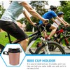 TIDTALEO Portavasos para Bicicleta, Portabotellas para Bicicleta, Plástico, Bordes Lisos