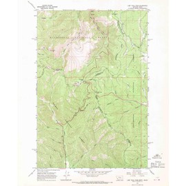 YellowMaps Lost Trail Pass MT topo map, 1:24000 Scale, 7.5 X 7.5 Minute, Historical, 1966, Updated 1970, 26.9 x 22 in - Tyvek