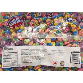 Dubble Bubble Twist Wrapped Gum 4 Flavors 420 Plus Pieces - {Canadian}
