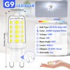 MAXvolador G9 LED Bulb Dimmable, Daylight White 6000K, 40W T4
