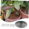VICASKY Cuttable Plant Pot Cover Durable Protector for Flowerpots Cat