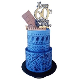 Samoan Floral Corner Stencil