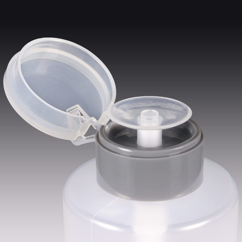9oz Push Down Pump Dispenser Flip Top Cap Refillable Empty