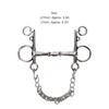 Naroote Pelham bit, Horse Pelham bit Acero Inoxidable Duradero para