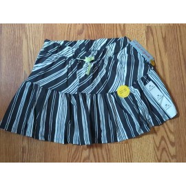 Cat & Jack Girl's Size M (7/8) Charcoal Stripe NWT