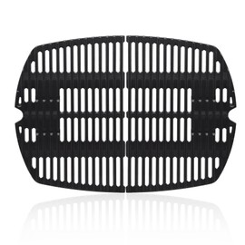 Criditpid 7645 Cooking Grates for Weber Q200, Q220, Q2000, Q2200, Q2400 Series Gas Grill Accessories, Cast Iron Grill Grate Replacement for Weber 65811, 53060001, 396000, 396001 Grill Parts, 2 Pack