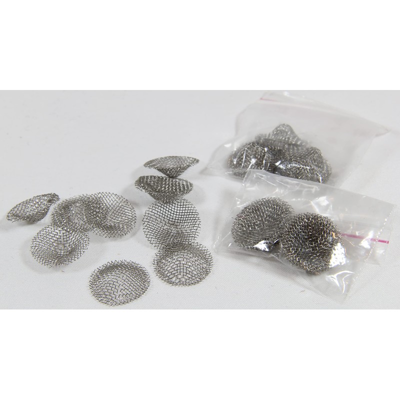 100 Pieces Pipe Screens 3/4 inch, 19mm Conical Shape Steel